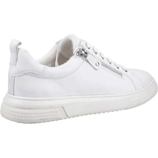 Hush Puppies Martha Leren Dames Witte Sneakers - Image 2