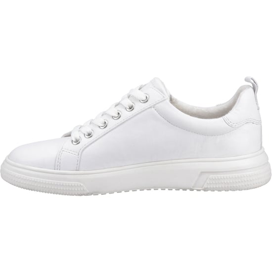 Hush Puppies Martha Leren Dames Witte Sneakers - Image 4