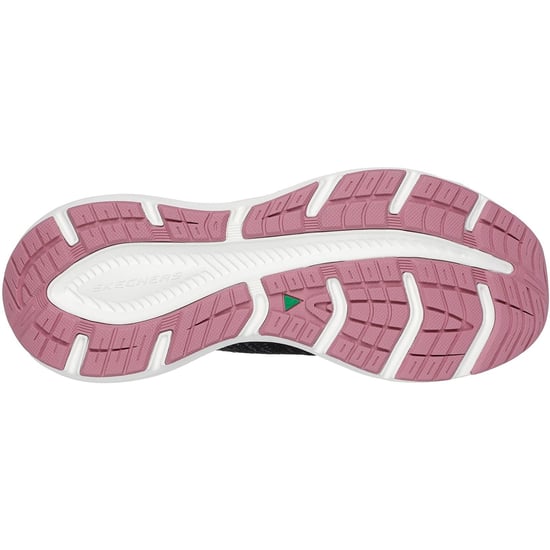 Skechers Edgeride Impression Textile Women's Black/Pink Trainers - Image 2