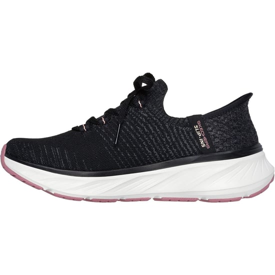 Skechers Edgeride Impression Textile Women's Black/Pink Trainers - Image 4