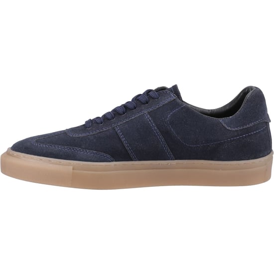 Hush Puppies Riley Suède Heren Navy Suède Sneakers - Image 4