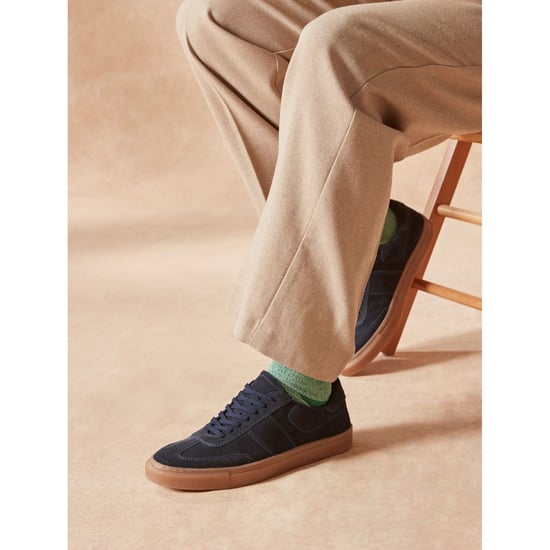 Hush Puppies Riley Suède Heren Navy Suède Sneakers - Image 6