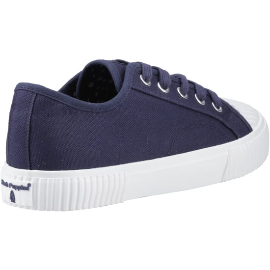 Hush Puppies Freya Canvas Textile Women's Navy Trainers - Image 2