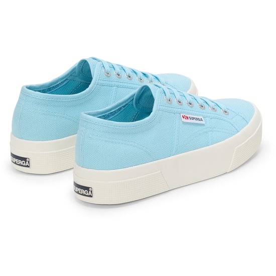 Superga 2740 PLATFORM Katoenen Dames Crystal Azul Sneakers - Image 2