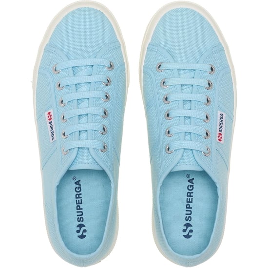 Superga 2740 PLATFORM Katoenen Dames Crystal Azul Sneakers - Image 4