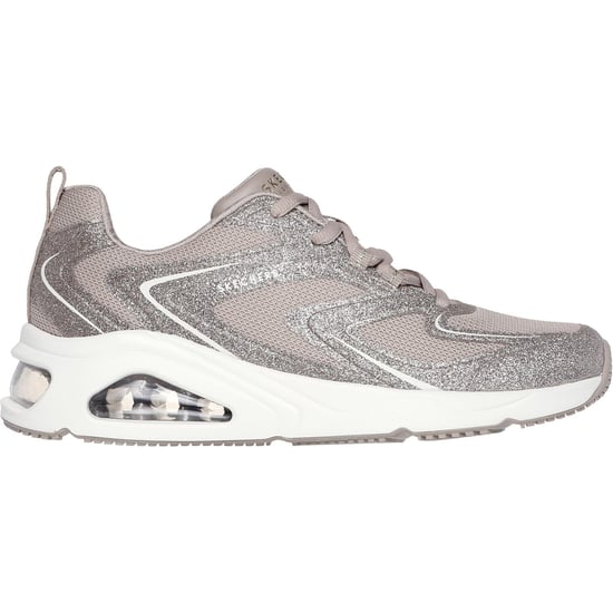 Skechers Tres-Air Uno Glit-Airy Dam Sneakers i Taupe - Image 5
