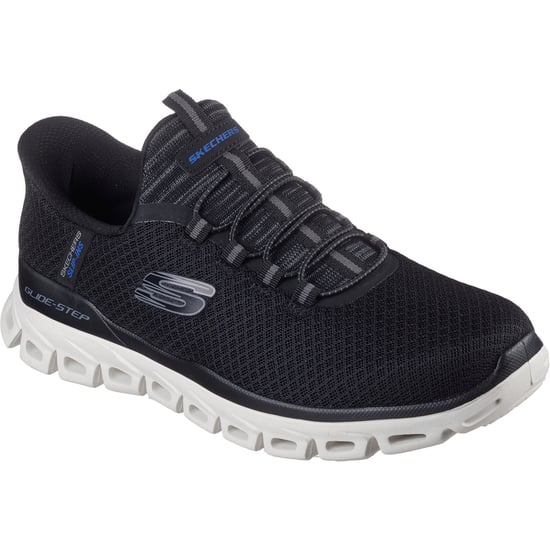 Skechers Glide-Step Noxus Textile Men's Black Trainers - Image 1