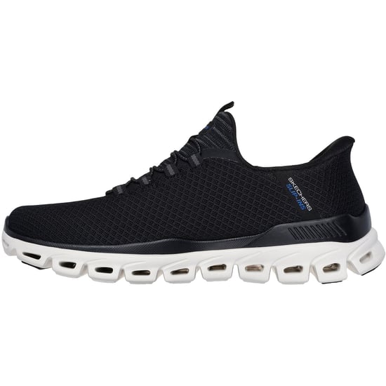 Skechers Glide-Step Noxus Textile Men's Black Trainers - Image 4