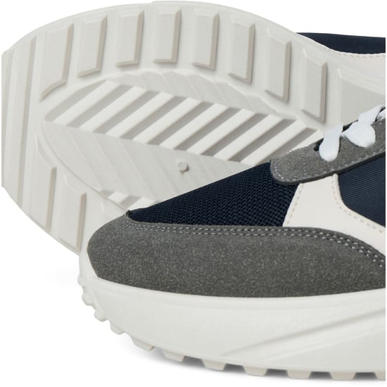 Jack & Jones Aspire Runner Polyurethane Men's Castlerock/Navy Blazer Trainers - Image 2