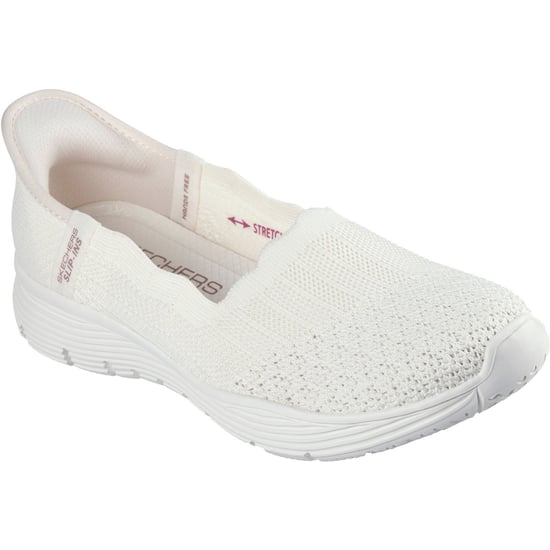 Skechers Seager Believe It Textiel Dames Off White Sneakers - Image 1