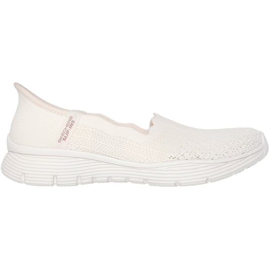 Skechers Seager Believe It Textiel Dames Off White Sneakers - Image 5