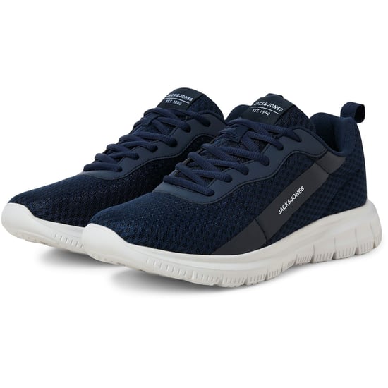 Jack & Jones Taylor Mesh Polyurethane Men's Navy Blazer Trainers - Image 1