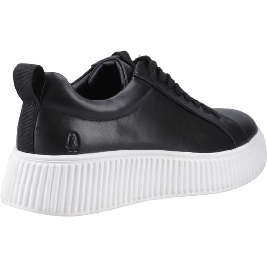 Hush Puppies Harlow Leren Dames Zwarte Sneakers - Image 2