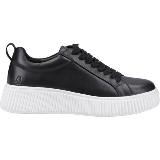 Hush Puppies Harlow Leren Dames Zwarte Sneakers - Image 5