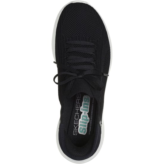 Skechers Ultra Flex 3.0 Brilliant Path Textiel Dames Zwarte Sneakers - Image 3