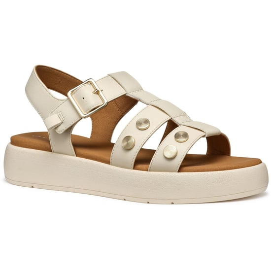 Geox D CAMALEI Synthetische Polyurethaan Dames Papyrus Sandalen - Image 1