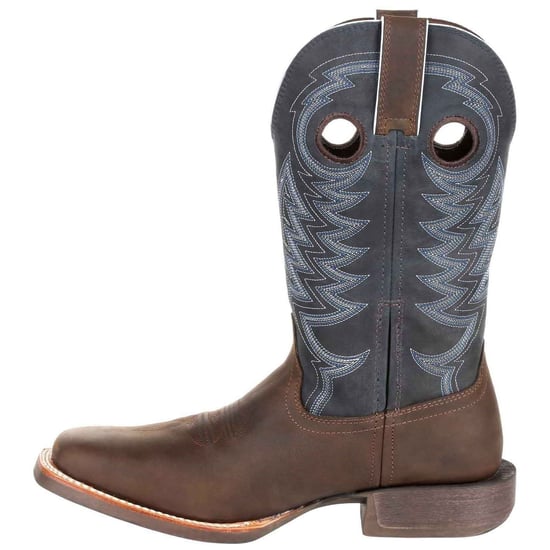 Durango Rebel Pro Leren Heren Boots Belgisch Bruin/Denim Blauw - Image 6
