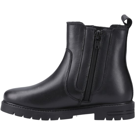 Hush Puppies Liana Läderskor för Flickor Svarta Stövlar - Image 4