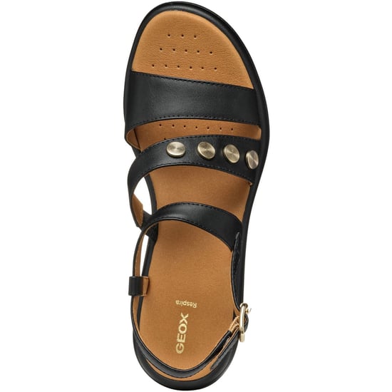 Geox D MELICONIA Synthetisch Polyurethaan Dames Zwarte Wedges - Image 4