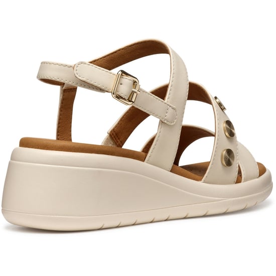 Geox D MELICONIA Synthetisch Polyurethaan Dames Papyrus Wedge schoenen - Image 2