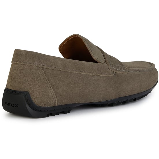 Geox U KOSMOPOLIS + GRIP Leren Heren Taupe Instappers - Image 2