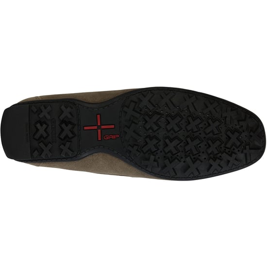Geox U KOSMOPOLIS + GRIP Leren Heren Taupe Instappers - Image 3
