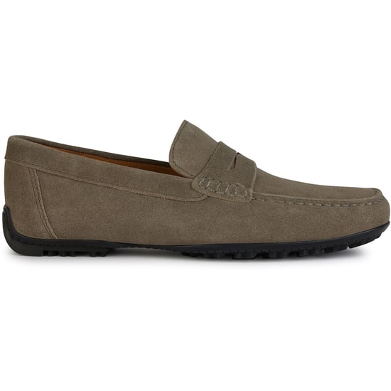 Geox U KOSMOPOLIS + GRIP Leren Heren Taupe Instappers - Image 5