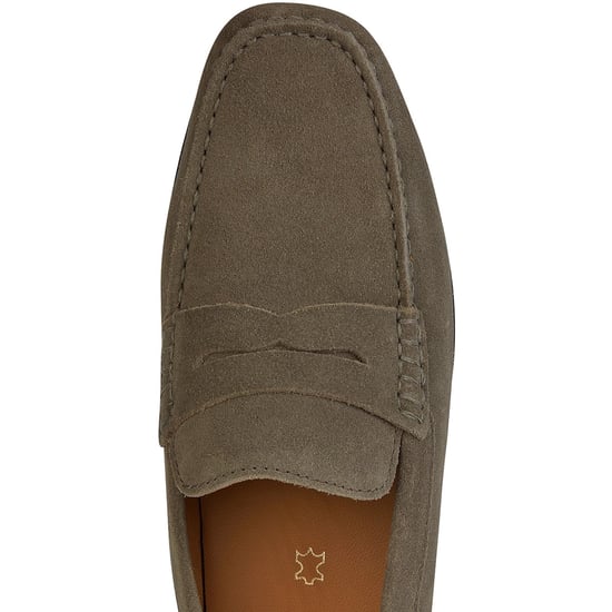 Geox U KOSMOPOLIS + GRIP Leren Heren Taupe Instappers - Image 6