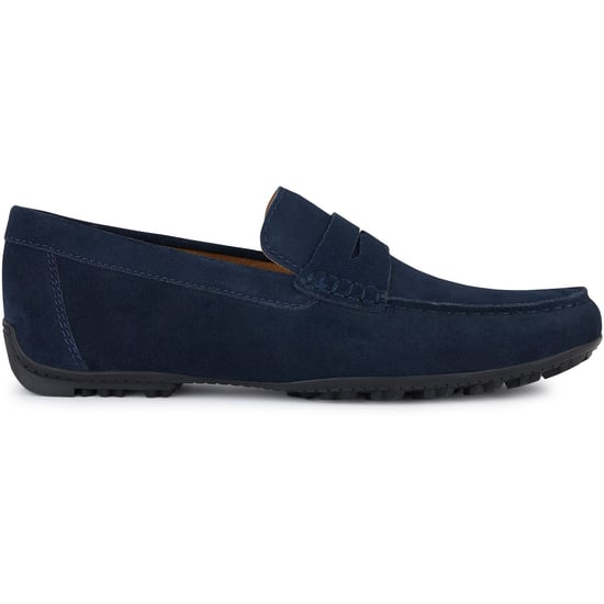 Geox U KOSMOPOLIS + GRIP Leren Heren Navy Instappers - Image 5