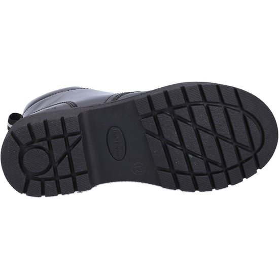 Hush Puppies Jolie Lack JNR Läderflicka Svarta Stövlar - Image 3