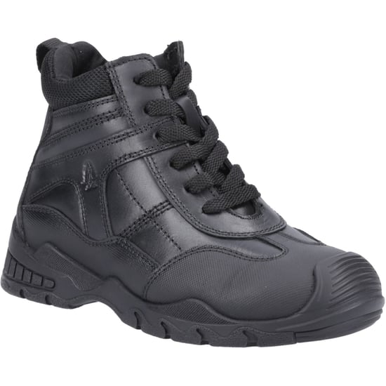 Hush Puppies Titus JNR Leather Boys's Black Boots - Image 1