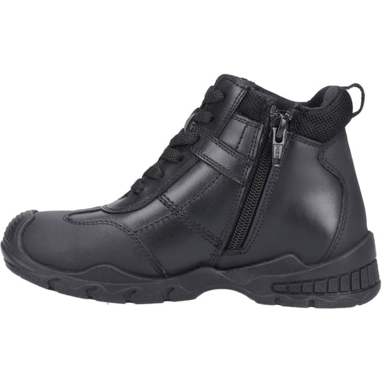Hush Puppies Titus SNR Leather Boys's Black Boots - Image 4