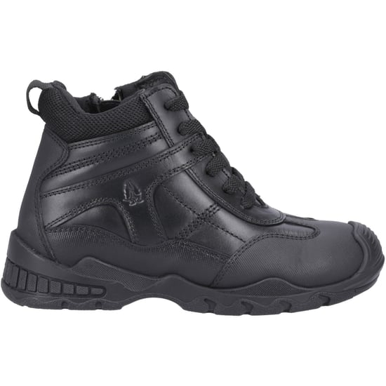 Hush Puppies Titus SNR Leather Boys's Black Boots - Image 5