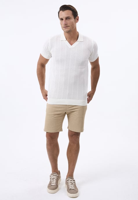Polo Shirt Short Sleeve 100% Cotton Knitted Jersey - Image 2