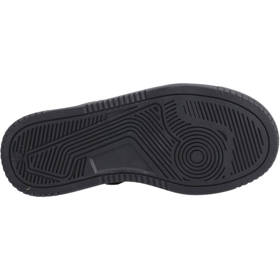 Hush Puppies Dougie Läder Killar Svarta Träningsskor - Image 3