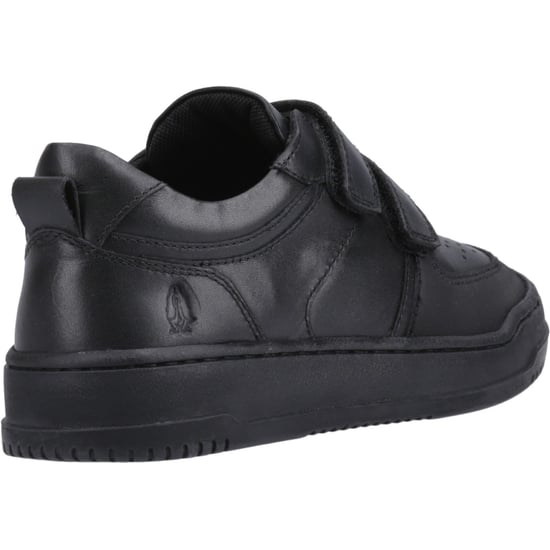Hush Puppies Daxton Läder Killar Svarta Träningsskor - Image 2
