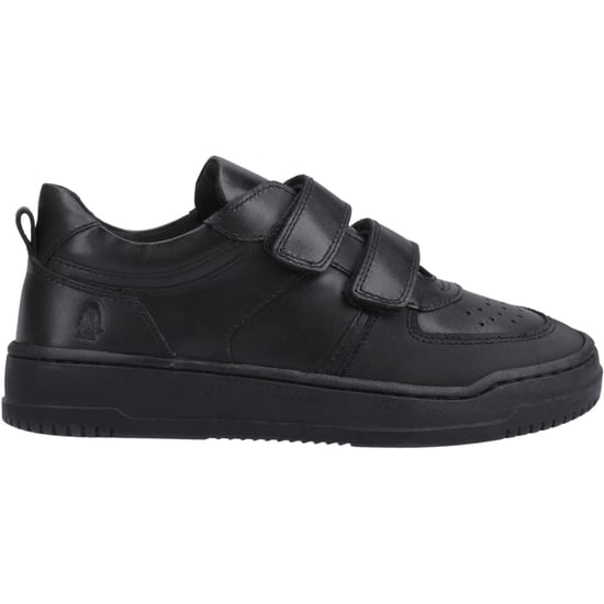 Hush Puppies Daxton Läder Killar Svarta Träningsskor - Image 5
