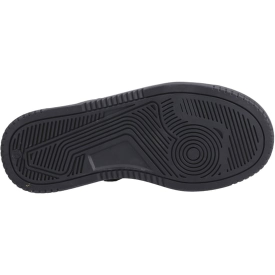 Hush Puppies Dougie Läder Killar Svarta Träningsskor - Image 3