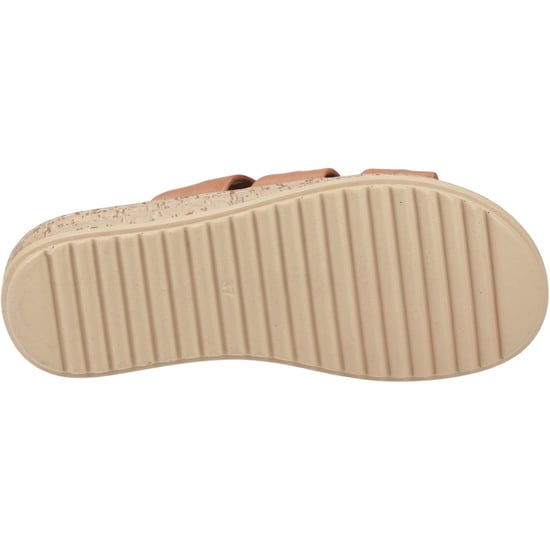 Hush Puppies Eden Wide Fit Leather Women's Tan Sandals - Image 3