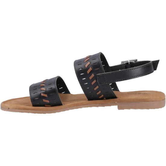 Hush Puppies Hadley Leren Dames Zwarte Sandalen - Image 4