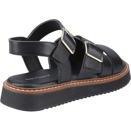 Hush Puppies Cady Leren Dames Zwarte Sandalen - Image 2