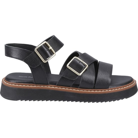 Hush Puppies Cady Leren Dames Zwarte Sandalen - Image 5