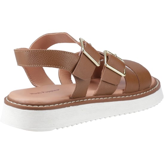 Hush Puppies Cady Leren Dames Tan Sandalen - Image 2
