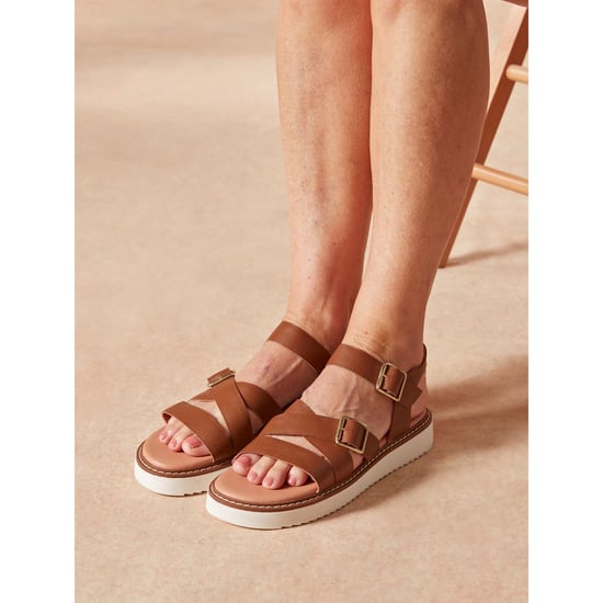 Hush Puppies Cady Leren Dames Tan Sandalen - Image 6
