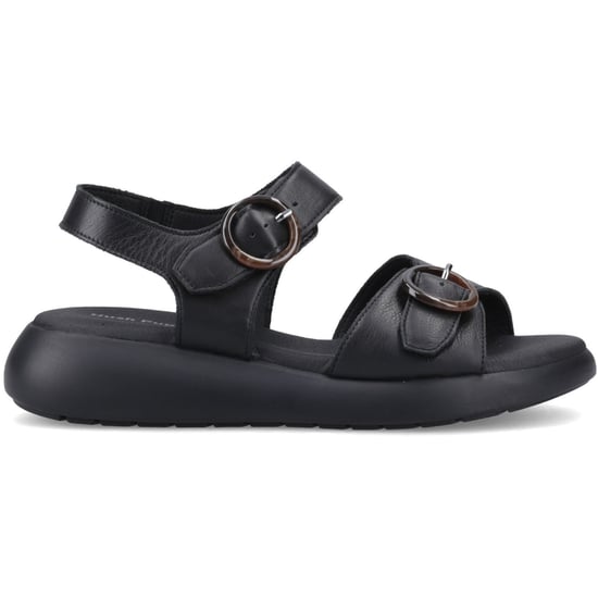 Hush Puppies Alison Leren Dames Zwarte Sandalen - Image 5