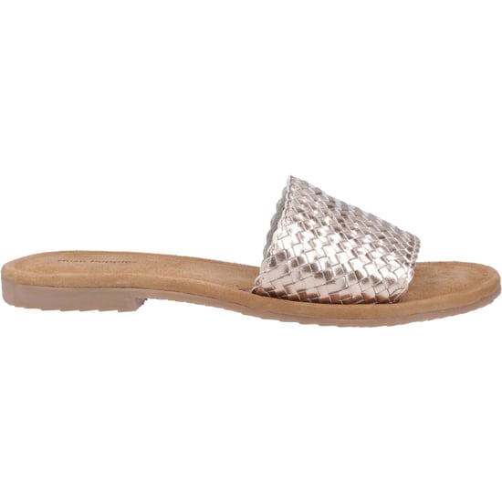 Hush Puppies Hetty Slide Leer Dames Bronzen Sandalen - Image 5