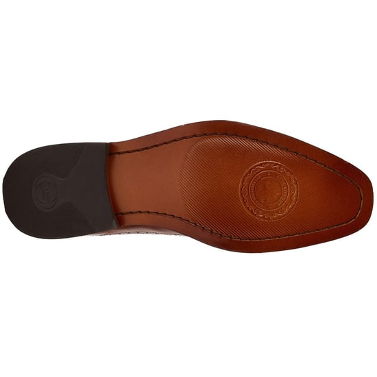Base London Havisham Leather Men's Tan Derby Shoes - Image 2