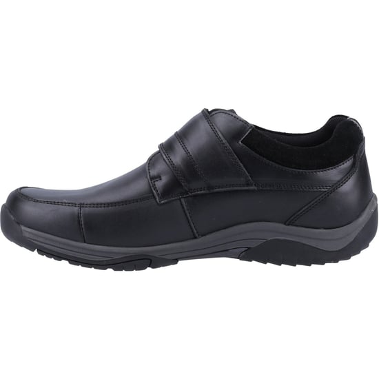 Hush Puppies Douglas Läderskor Svarta Mockasiner för Herrar - Image 4