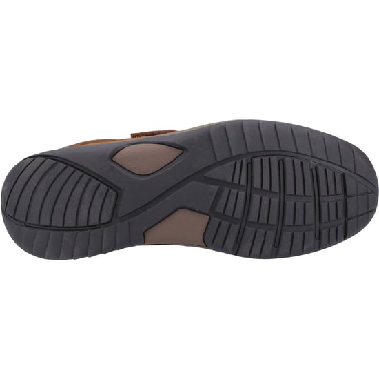 Hush Puppies Douglas läder herr tan nubuck moccassins skor - Image 3