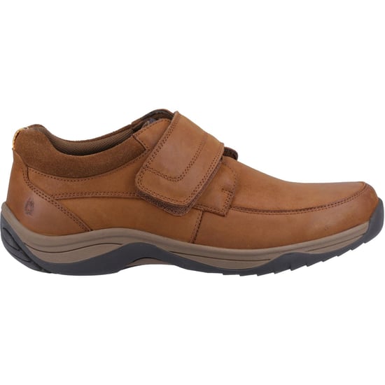 Hush Puppies Douglas läder herr tan nubuck moccassins skor - Image 5